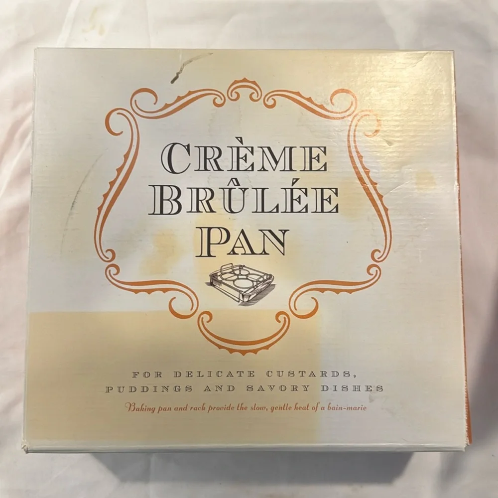 NEW Crème Brûlée Pan and Rack from Williams Sonoma